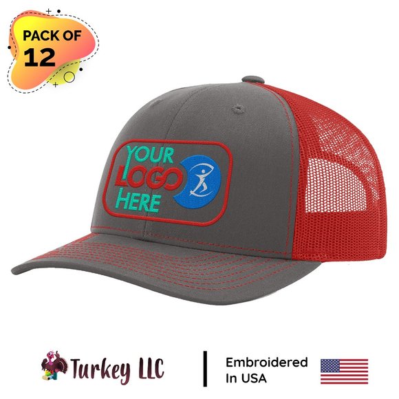 12 RED RICHARDSON HAT  WITH YOUR LOGO main image 11